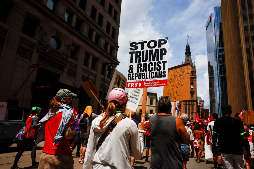 Mass Protests Erupt Outside RNC in Milwaukee Over GOP Policies
