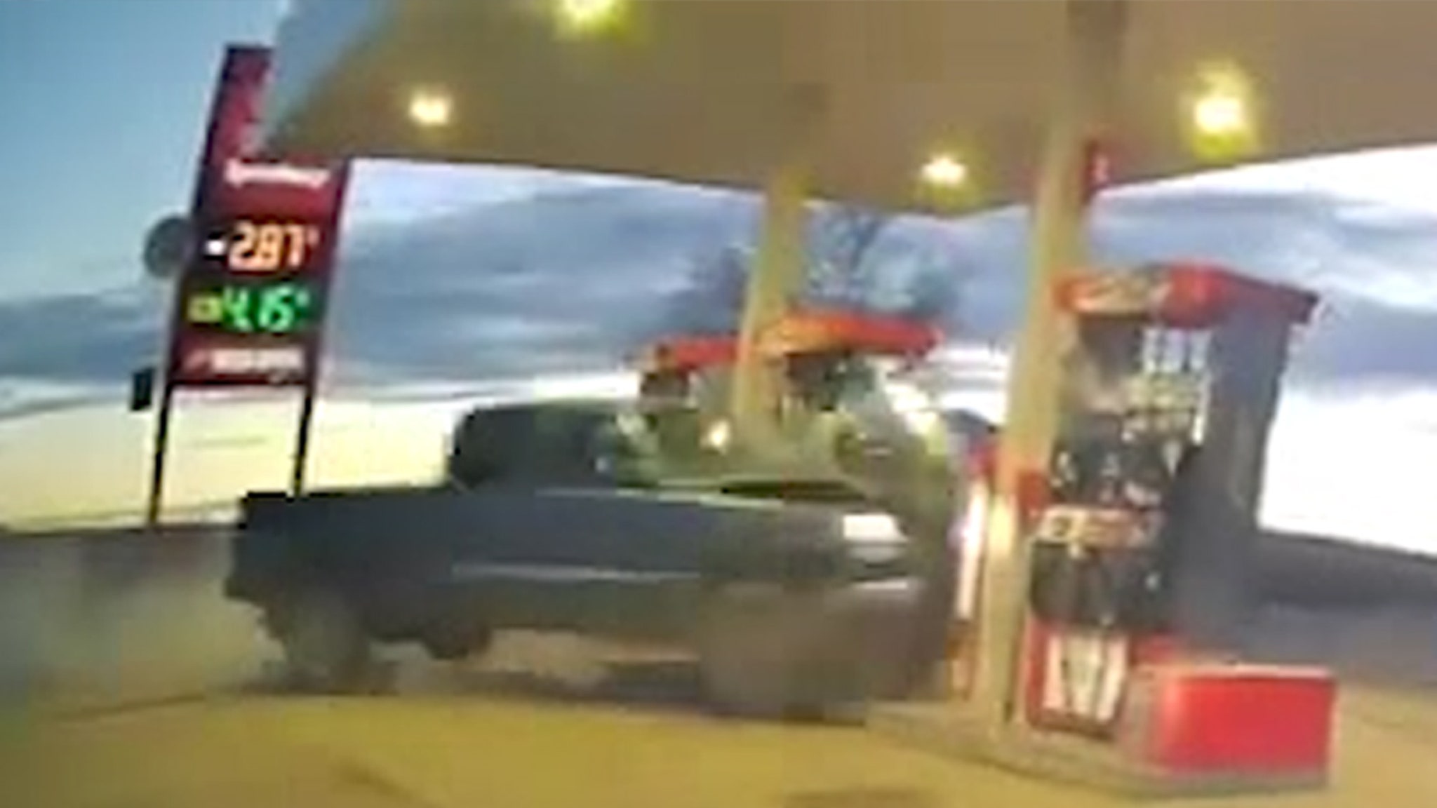 Featured image for Terrifying Video: Truck Causes Fiery Explosion at New Mexico Gas Station