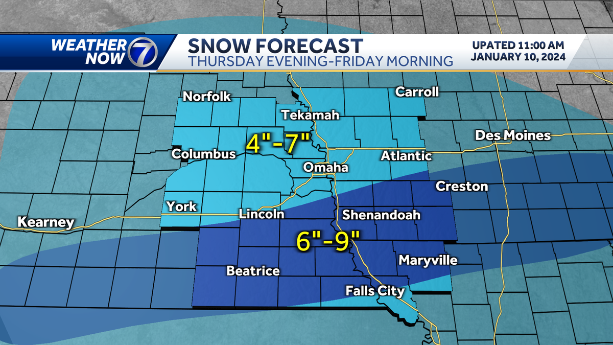 "Double Trouble: Winter Storm and Brutal Cold to Hit Omaha Area"