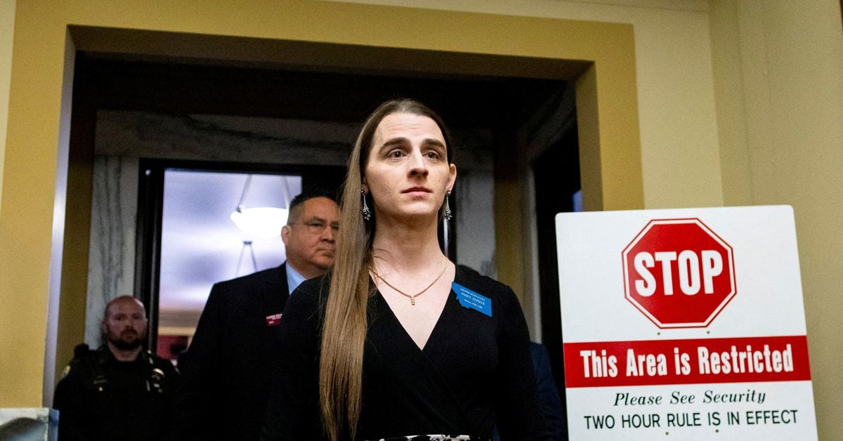 Transgender Montana lawmaker sues over silencing and censure.