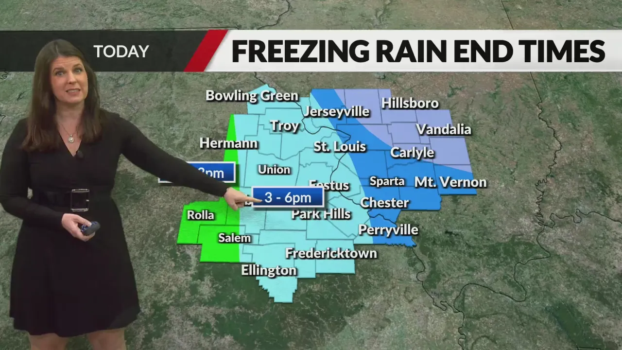 "St. Louis Area Braces for Icy Road Conditions and Highway Standstills"