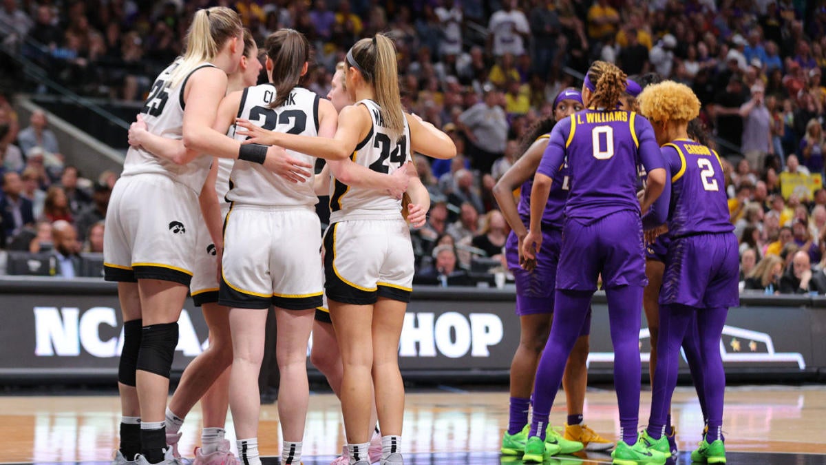 Featured image for "Unlikely Partnership: Iowa's Caitlin Clark and LSU's Angel Reese Face Off in 2024 March Madness"
