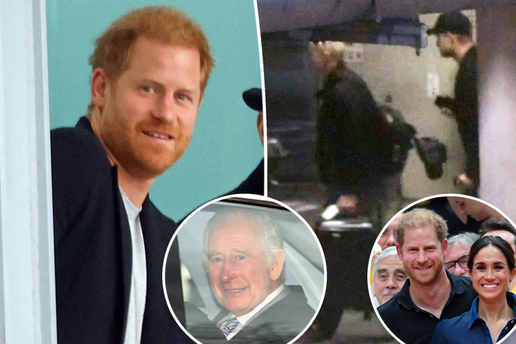 "Prince Harry's Brief Visit to King Charles Amid Family Tensions"