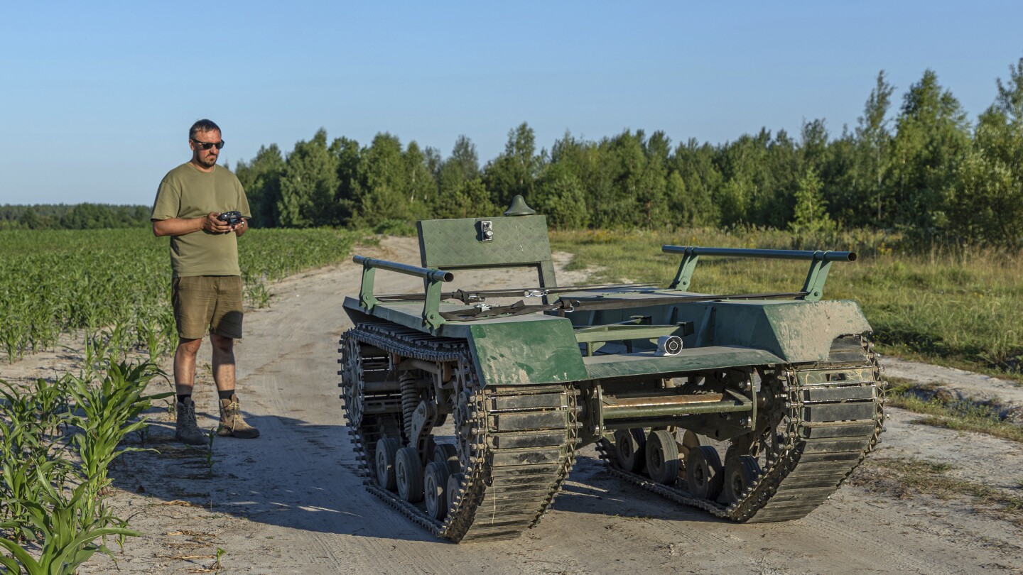 Featured image for Ukraine Innovates with Low-Cost Drones and Robots in War Effort