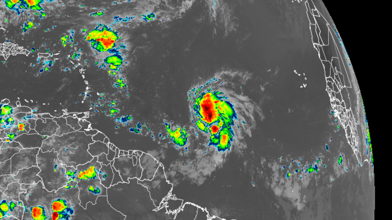 Featured image for Tropical Storm Jerry Forms, Likely to Strengthen into Hurricane