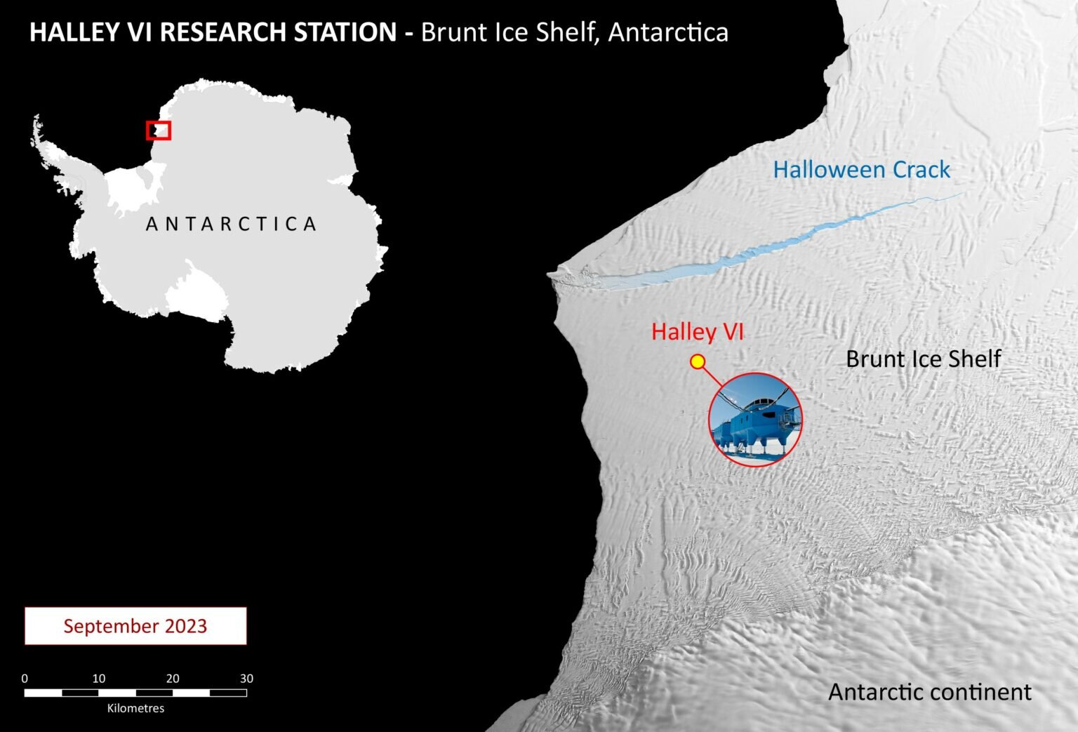 Featured image for Accelerated Ice Shelf Movement Following Massive Iceberg Break