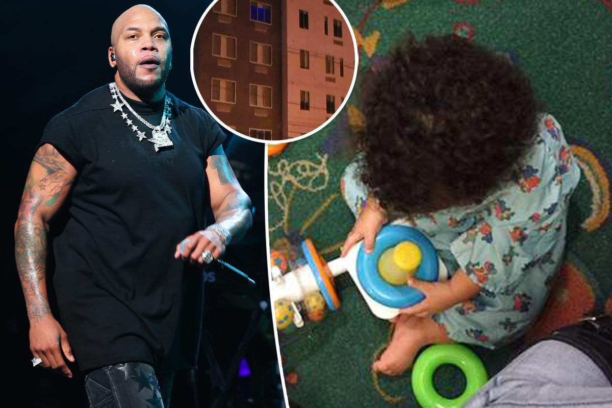 Featured image for Flo Rida's 6-year-old son hospitalized in critical condition after 5-story fall from apartment window.