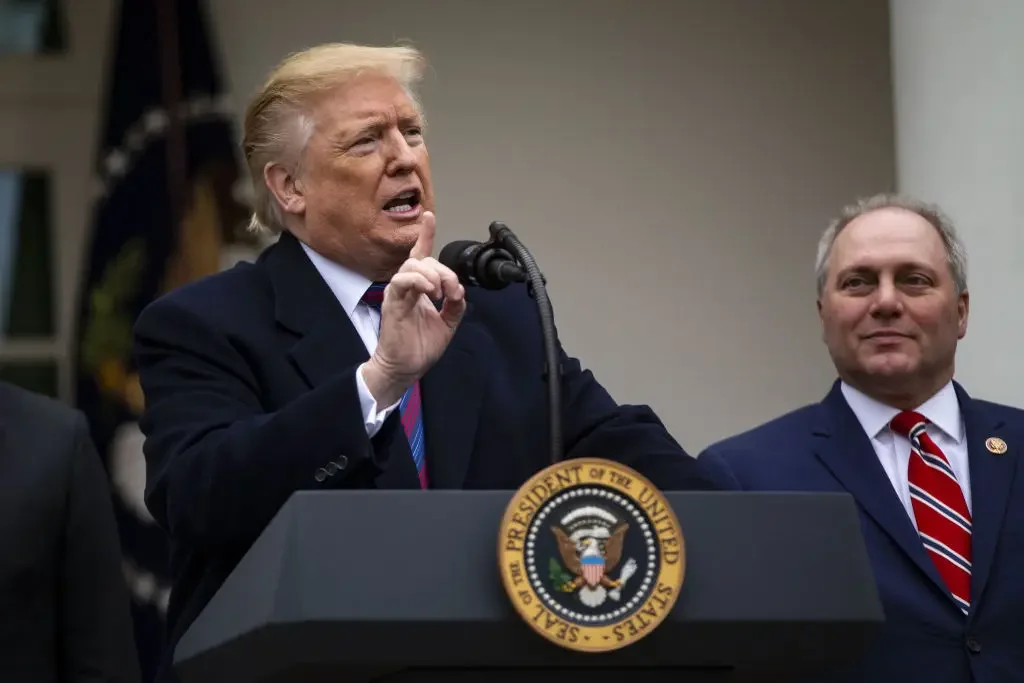 Featured image for "House Majority Leader Steve Scalise Endorses Trump"