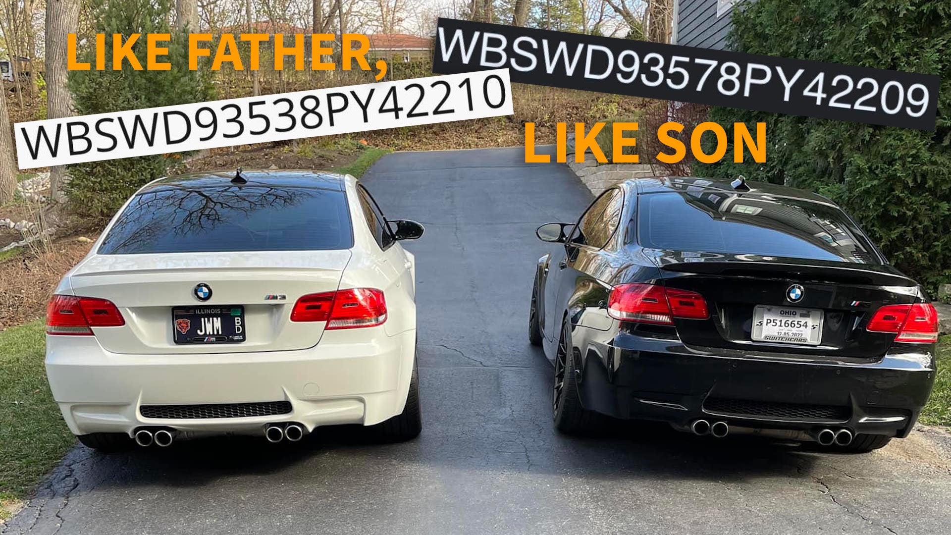 Featured image for Father and Son's Used BMW M3 Purchase Turns Out to be One VIN Digit Off