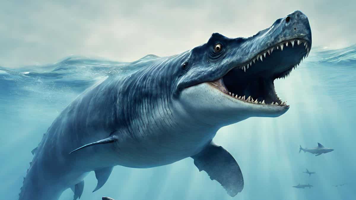 Featured image for Ancient Pacific Seas Ruled by Enormous Blue Dragon Mosasaur