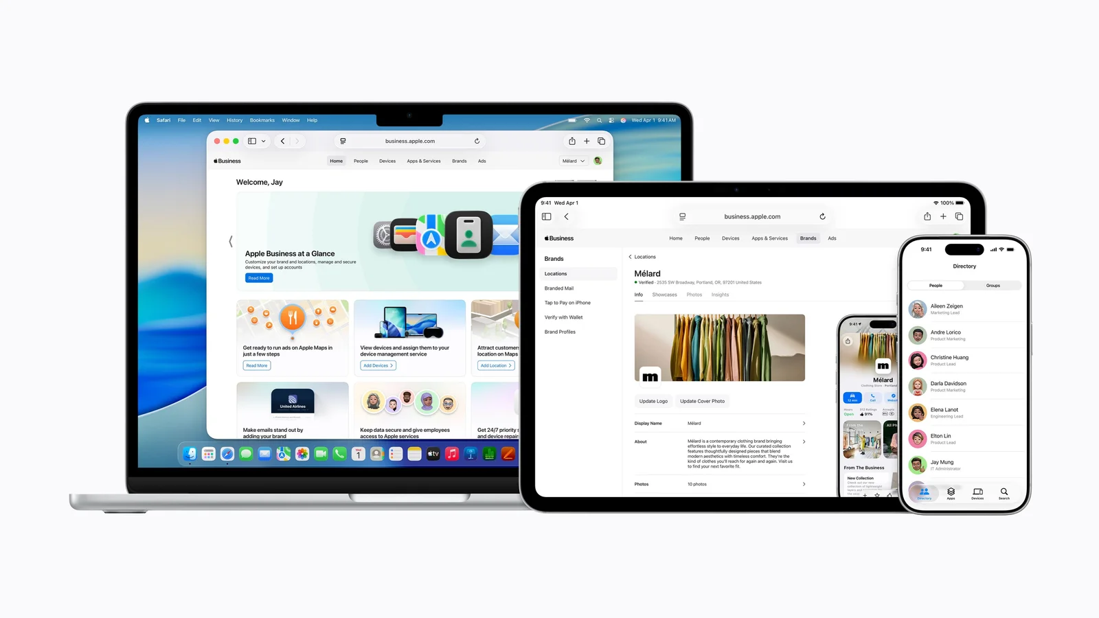 Apple Debuts Apple Business, a Unified Platform for Devices, Apps, and Customer Engagement