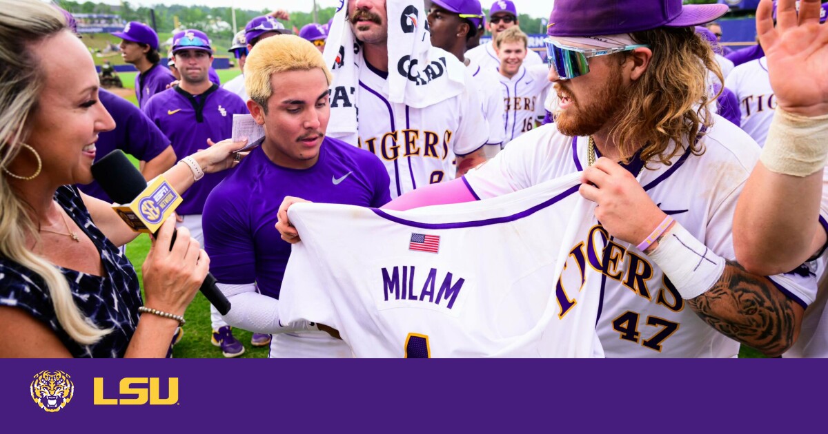 Featured image for LSU's Walk-Off Homer Secures Spot in SEC Championship