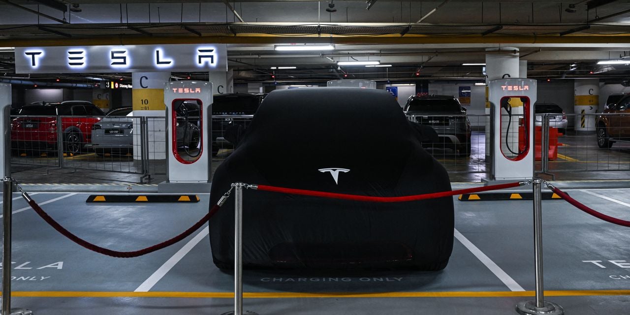 Tesla's Stock Falls as Wall Street Loses Confidence