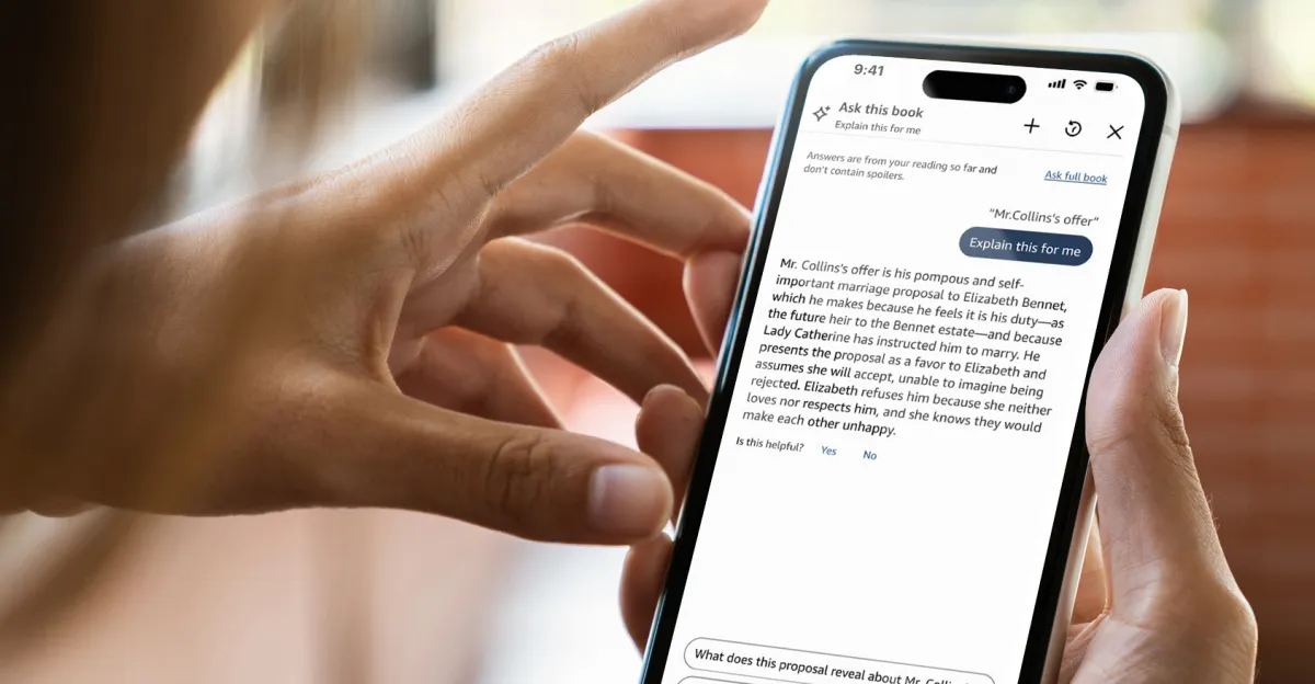 Featured image for Amazon Kindle's AI 'Ask My Book' Feature Sparks Debate