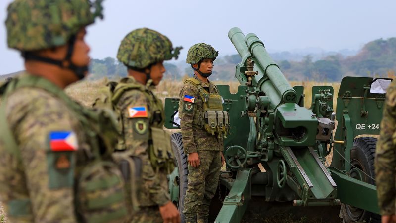 US and Philippines conduct joint military drills in South China Sea to counter China.