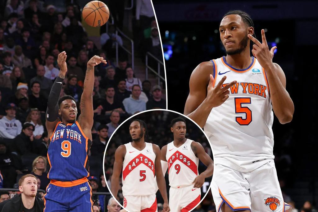 Featured image for "Barrett and Quickley's Emotional Return to Face Knicks: A Win-Win Reunion"