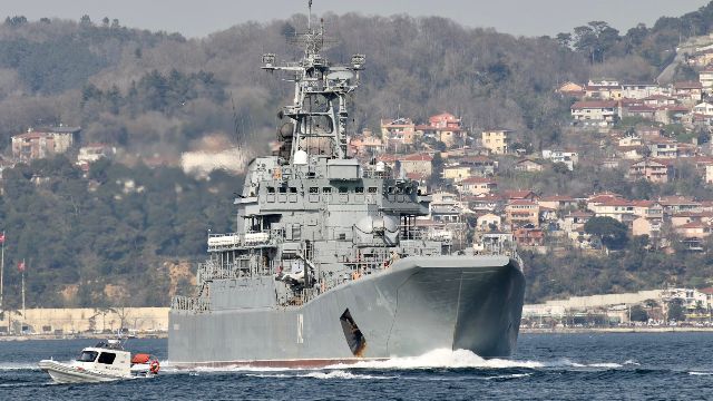 "Ukraine's Strikes on Russian Ships Escalate Naval Tensions Amidst Intensifying Conflict"