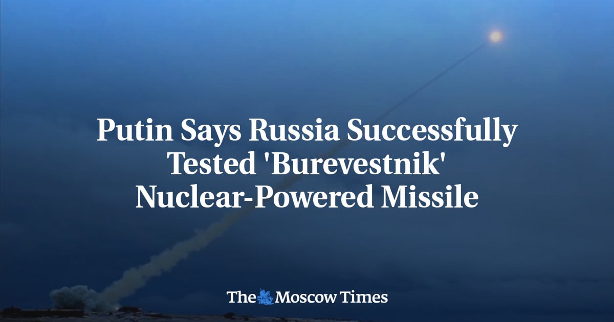 Featured image for Putin Announces Successful Test of Russia's Nuclear-Powered 'Burevestnik' Missile
