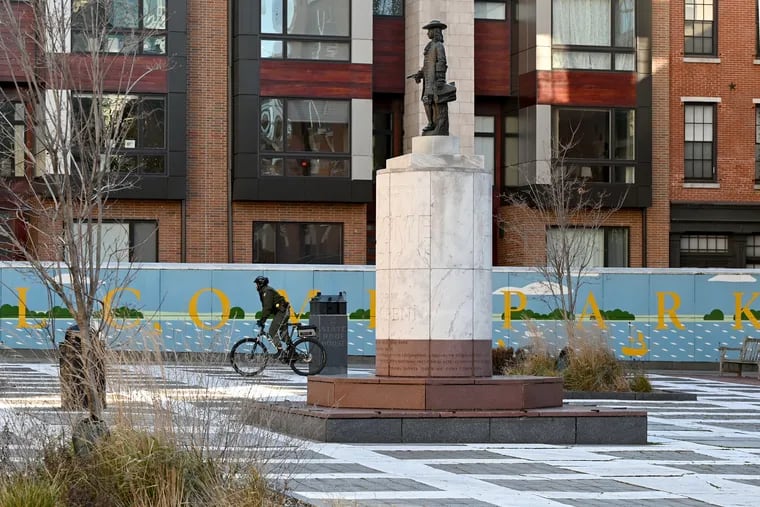 Featured image for "Controversy Surrounds Potential Removal of William Penn Statue from Philadelphia Park"