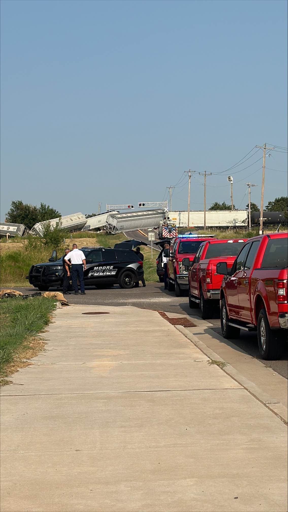 Featured image for Train Derailment in Moore Causes Traffic Disruption
