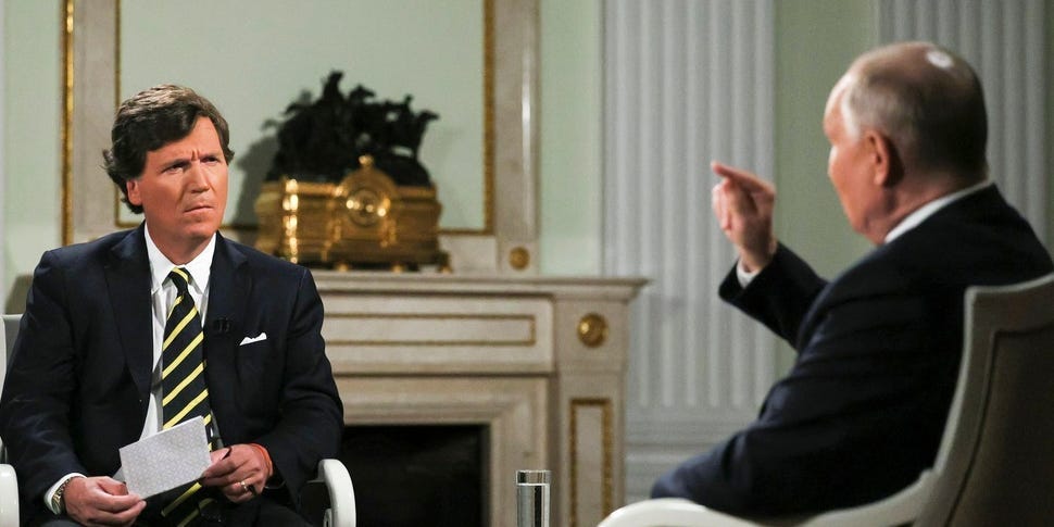 "Putin's Grievance: Tucker Carlson's Softball Interview Draws Criticism"