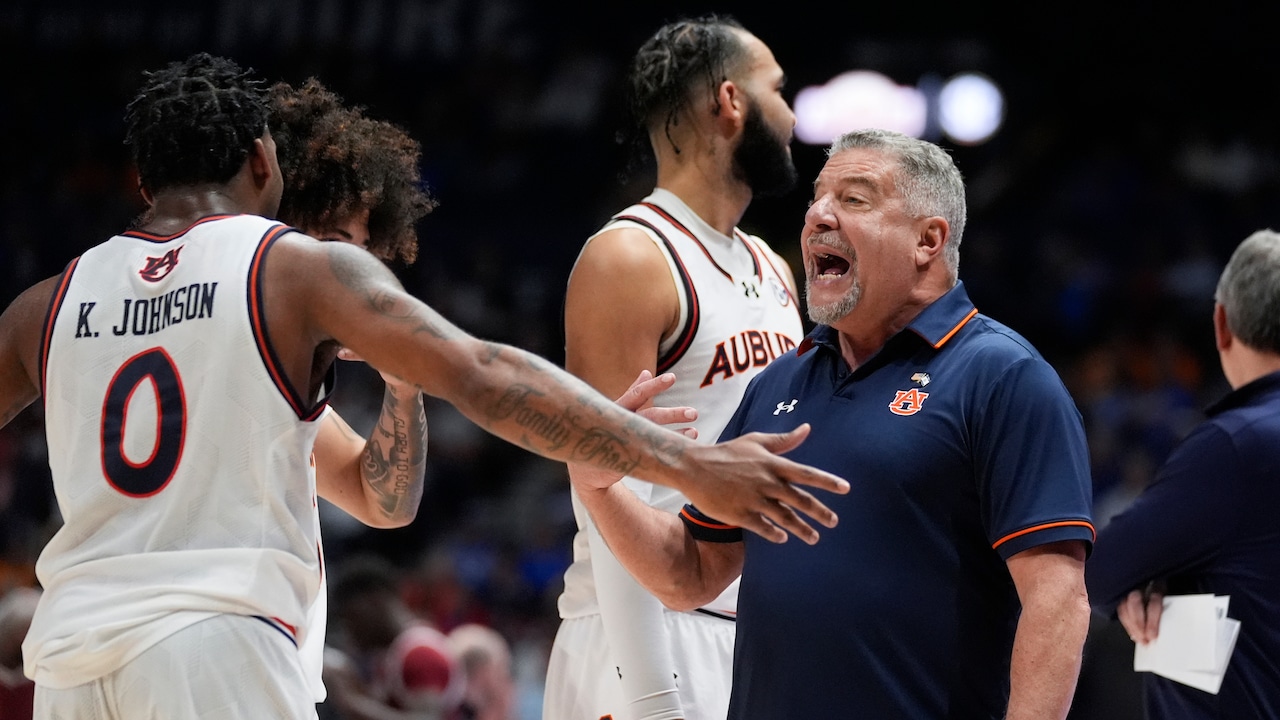 Featured image for "Auburn Coach Bruce Pearl's Post-Game Remarks Following NCAA Tourney Loss to Yale"