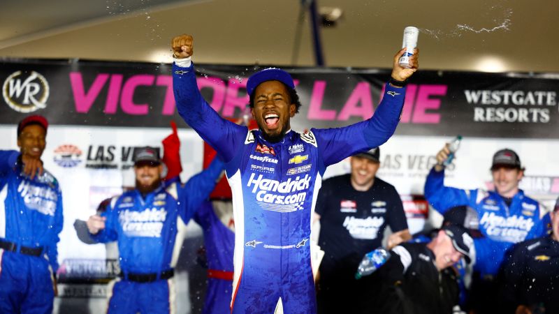 Featured image for "Rajah Caruth Makes NASCAR History with Vegas Victory"