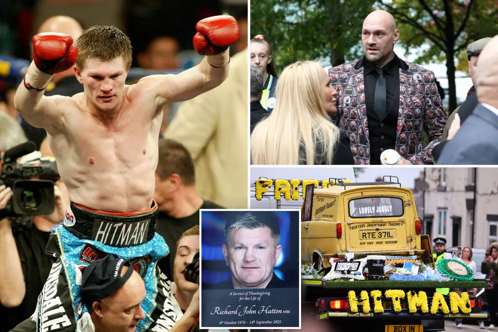 Featured image for Manchester Bids Emotional Farewell to Boxing Legend Ricky Hatton