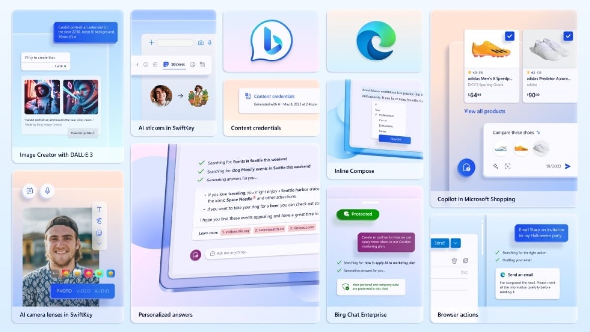 Featured image for "Bing Search integrates personalized answers and recent chat topics for enhanced user experience"