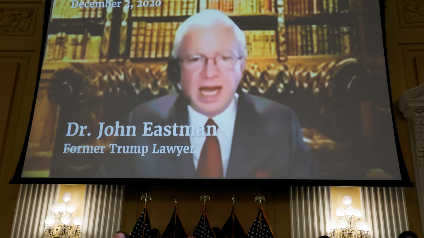 Featured image for John Eastman's Legal Troubles Mount Over Role in Trump's Election Scheme