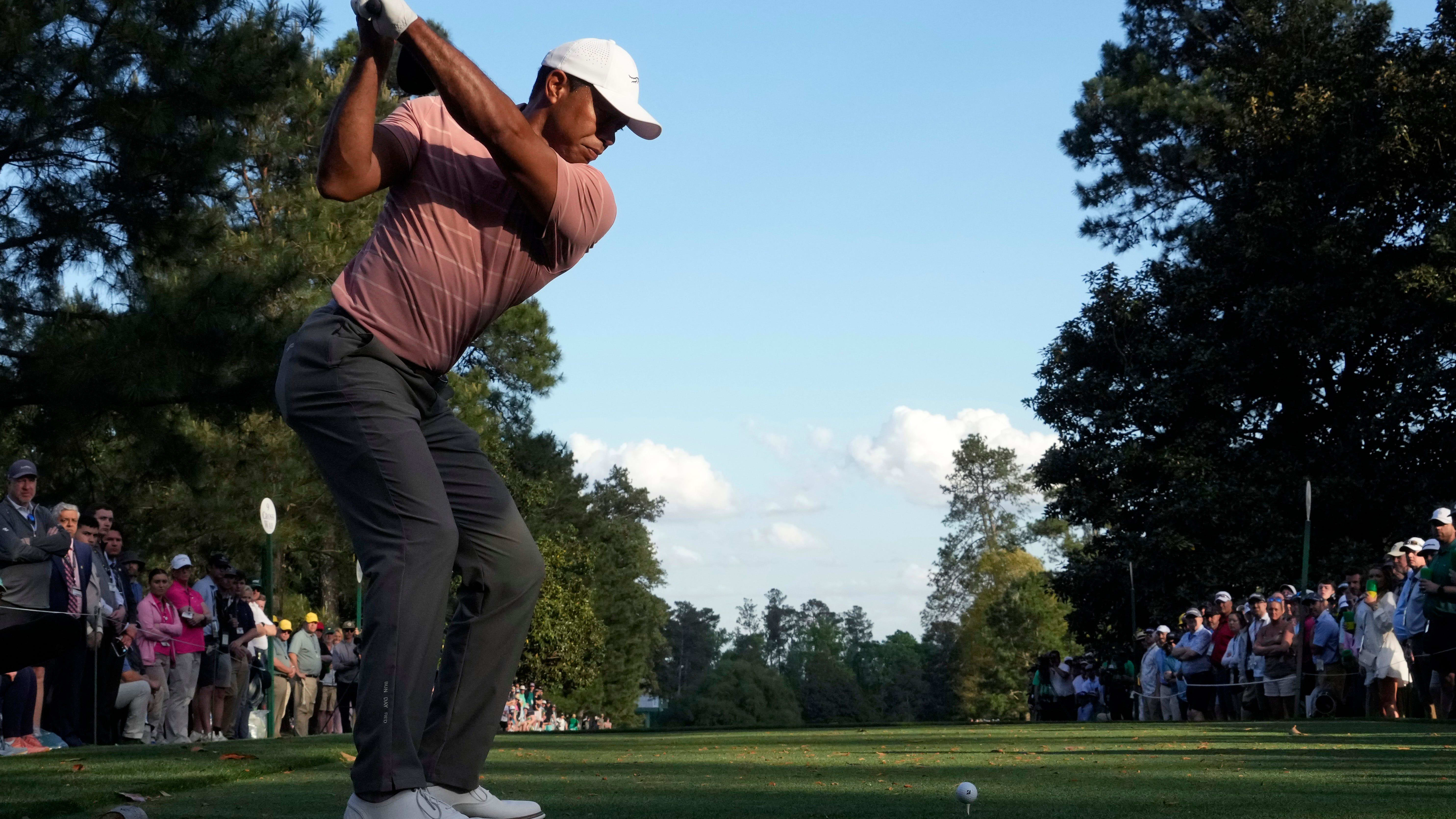 "Masters 2024: DeChambeau Dominates Day 1, Play Suspended Until Friday"