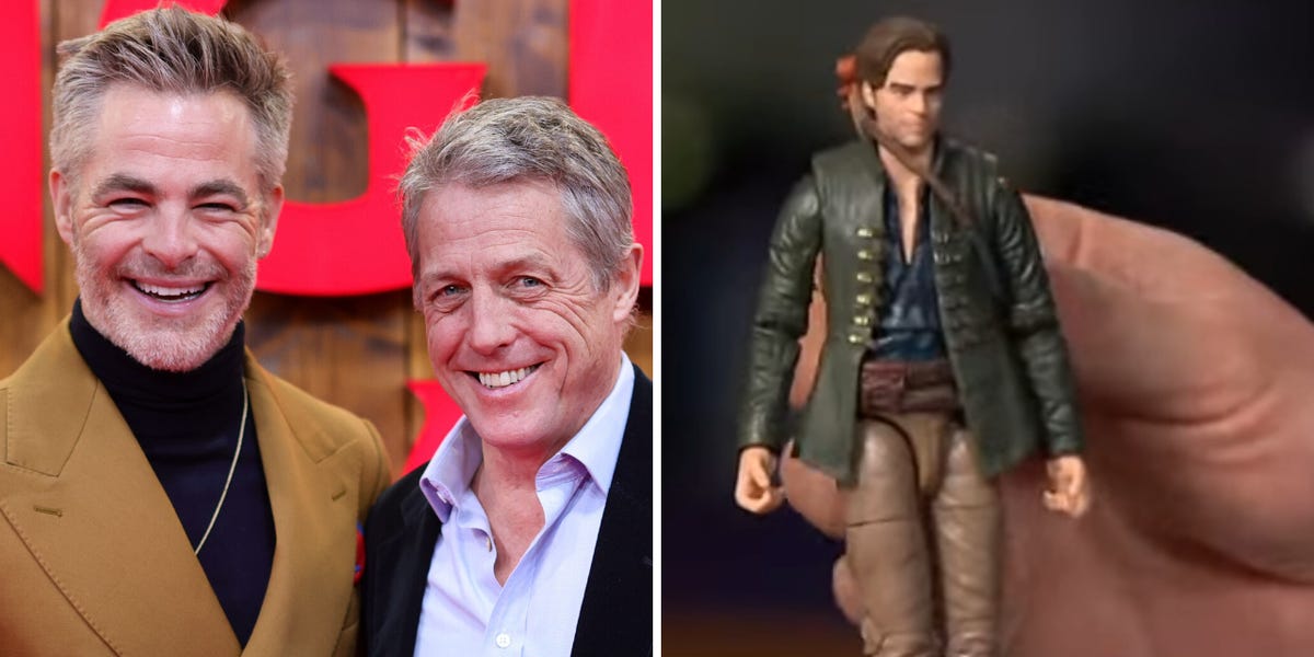 Featured image for Hugh Grant and Chris Pine's Hilarious Takes on D&D Action Figures and On-Set Hookups.