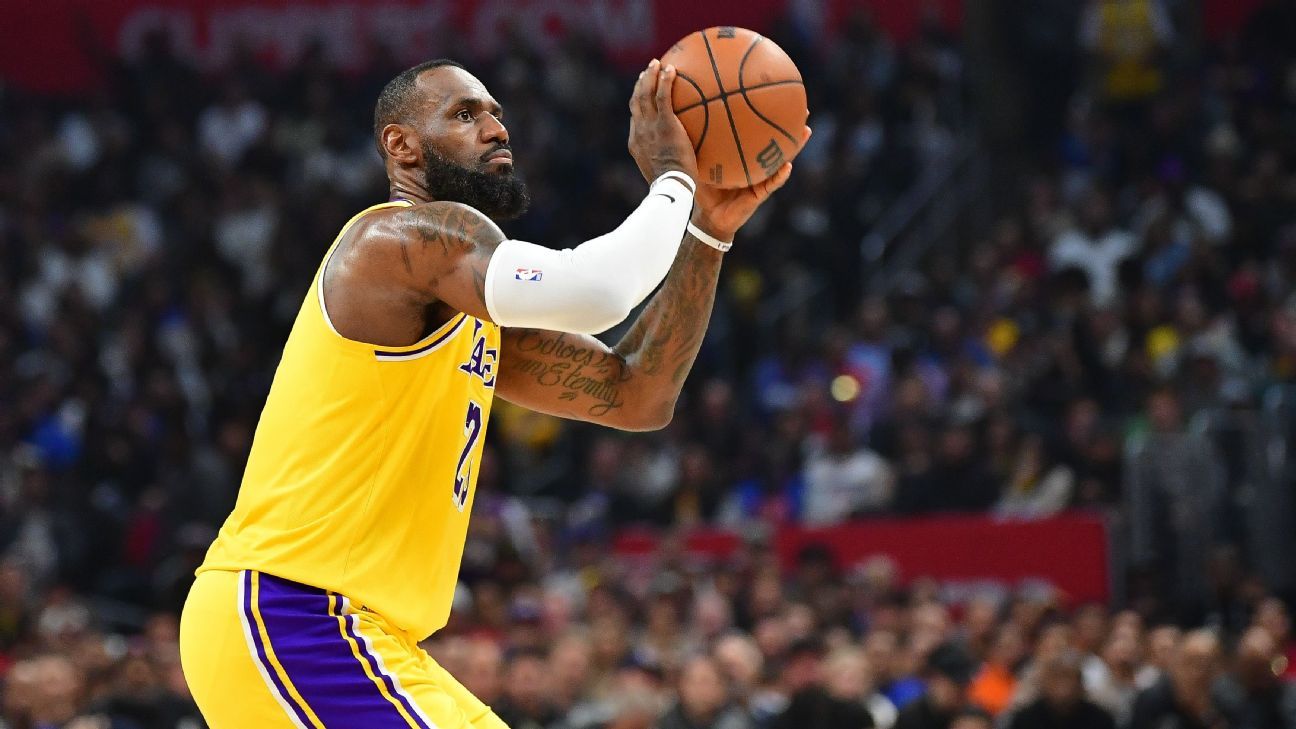 "LeBron James Doubtful for Lakers vs. Bucks Due to Ankle Injury in NBA Playoff Race"