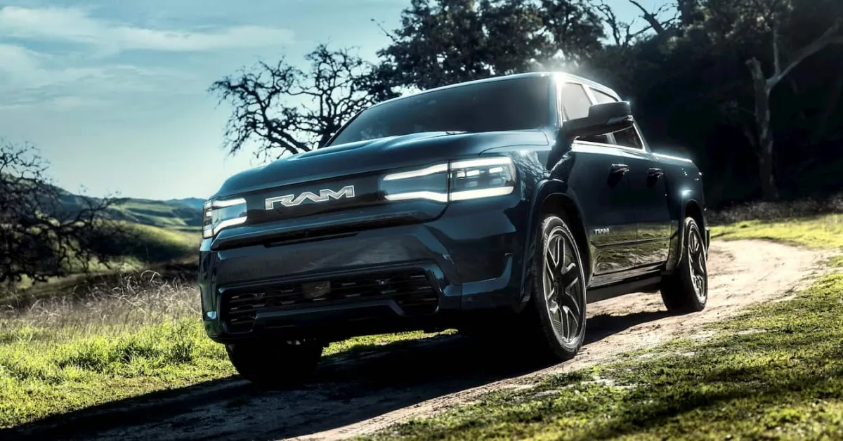 Featured image for Ram 1500 REV: The Electric Pickup Truck with 500 Miles Range and 14,000 lbs Towing.