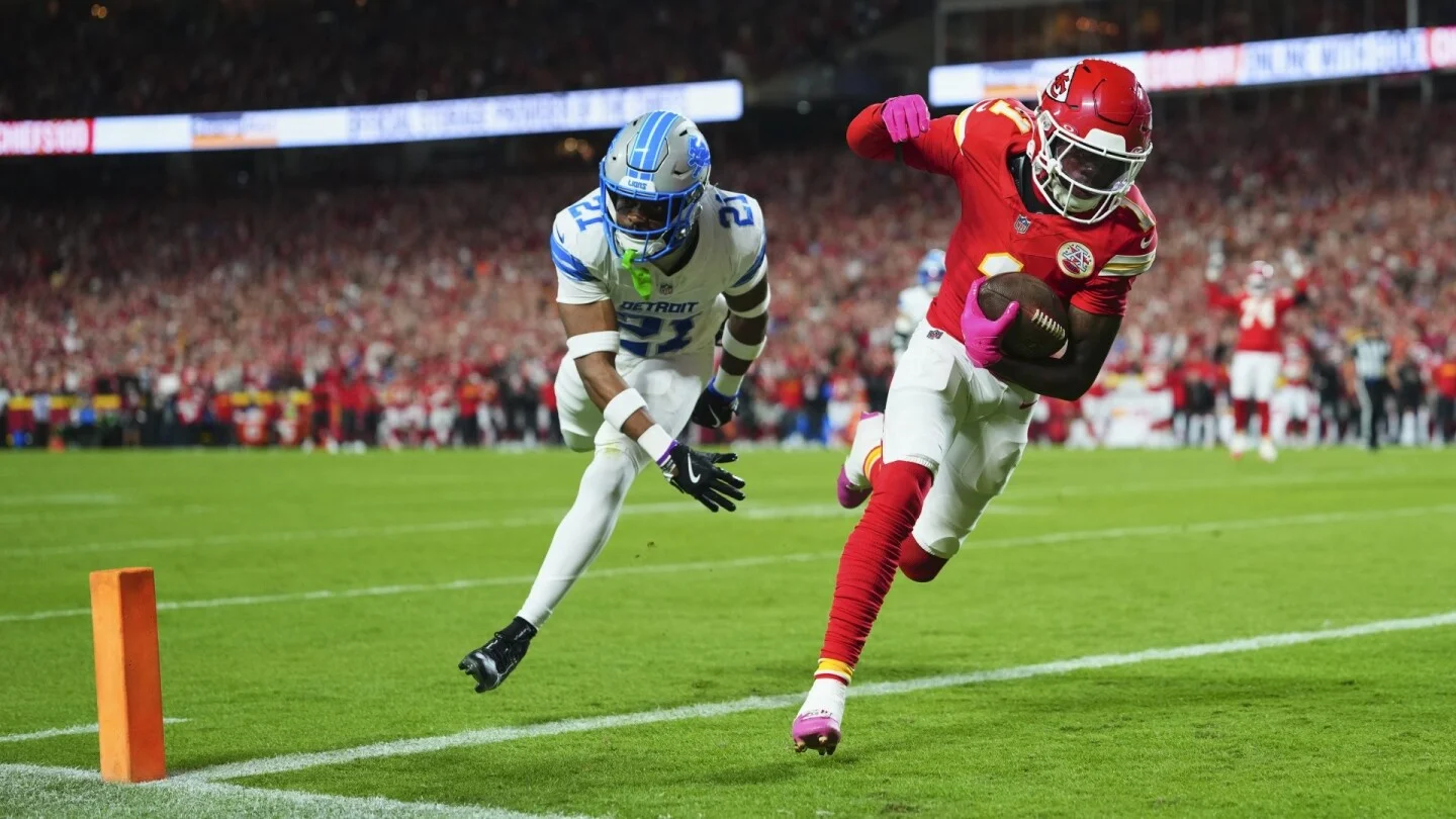 Week 6 Sunday Night Football Fantasy Highlights: Winners and Losers from Chiefs vs. Lions