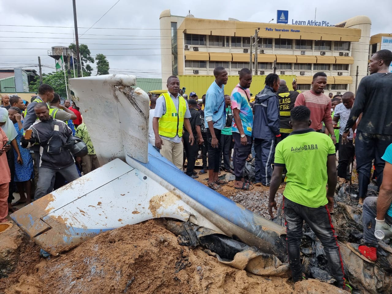 Multiple Aircraft Crashes Rock Lagos, Leaving Chaos and Injuries