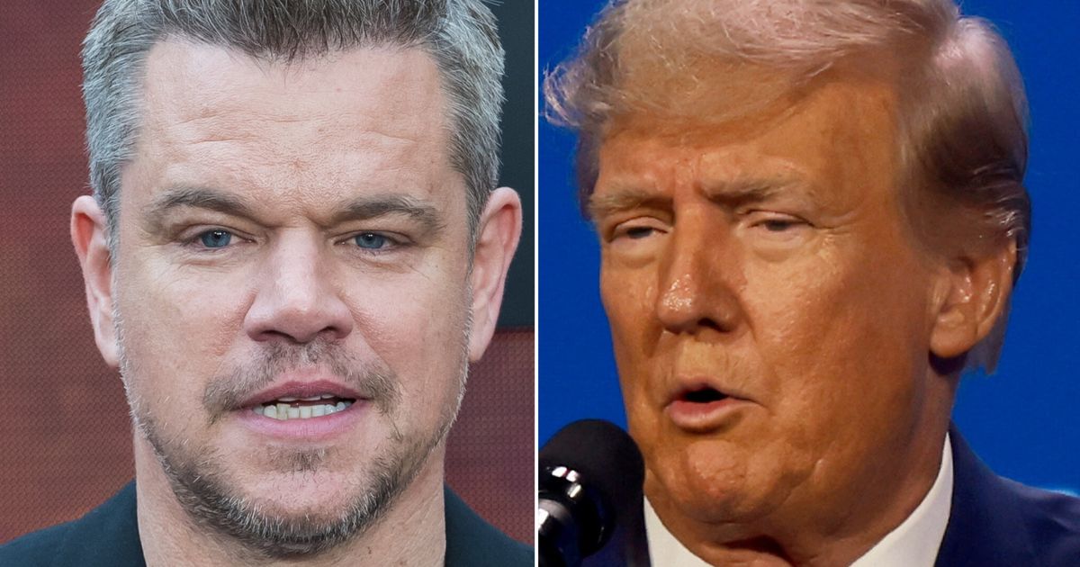 "Matt Damon Mocks Trump Campaign's 'Air' Monologue"