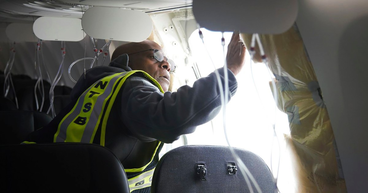 Featured image for "Alaska Airlines Plane Suffers Door Panel Blowout Despite Scheduled Maintenance"