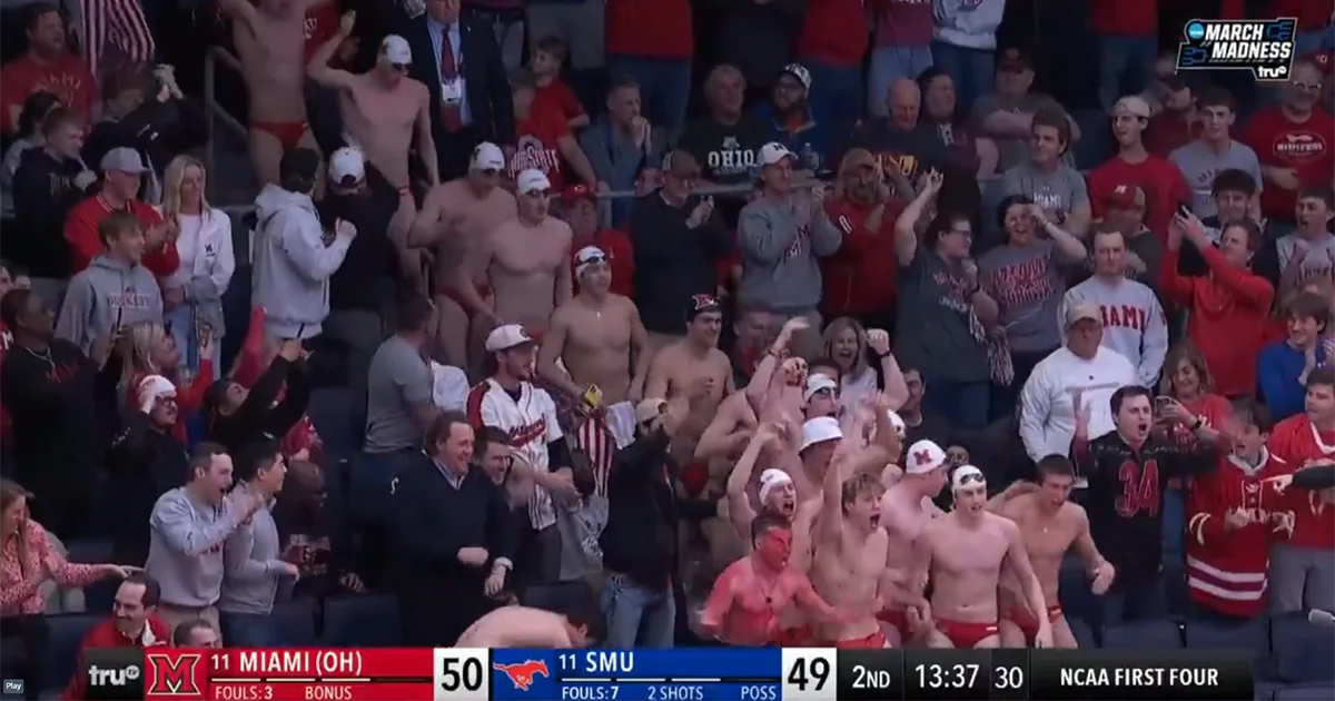 Speedo Stunt Sparks Miami (OH) First Four Moment Against SMU