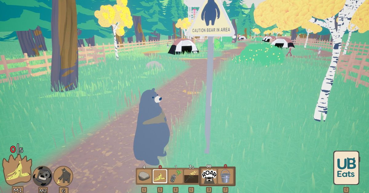 "Your Average Bear: A Crossover of Metal Gear Solid and Untitled Goose Game"