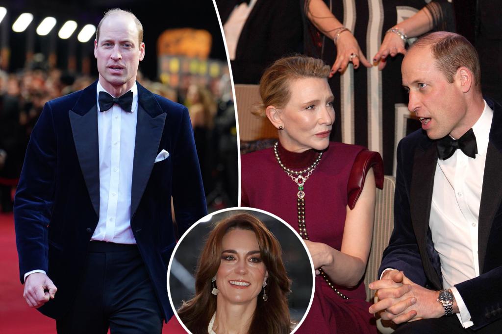 "Prince William's Solo Appearance at 2024 BAFTAs Amid Kate Middleton's Recovery"