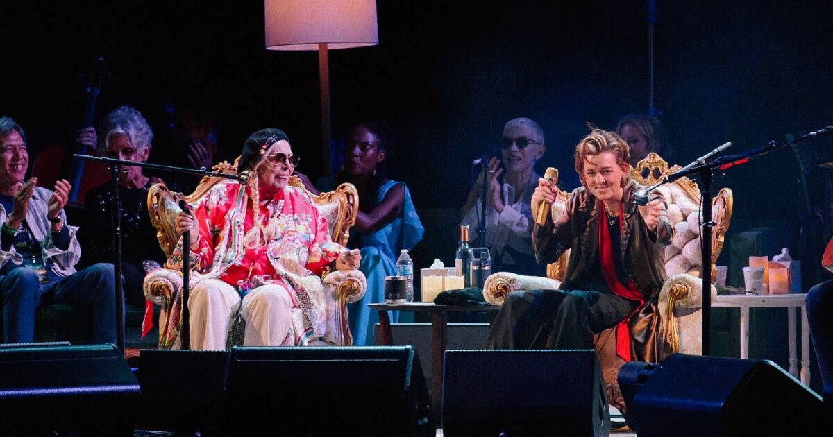 Featured image for Joni Mitchell's Epic Comeback: A Triumphant Return to the Stage with All-Star Support.