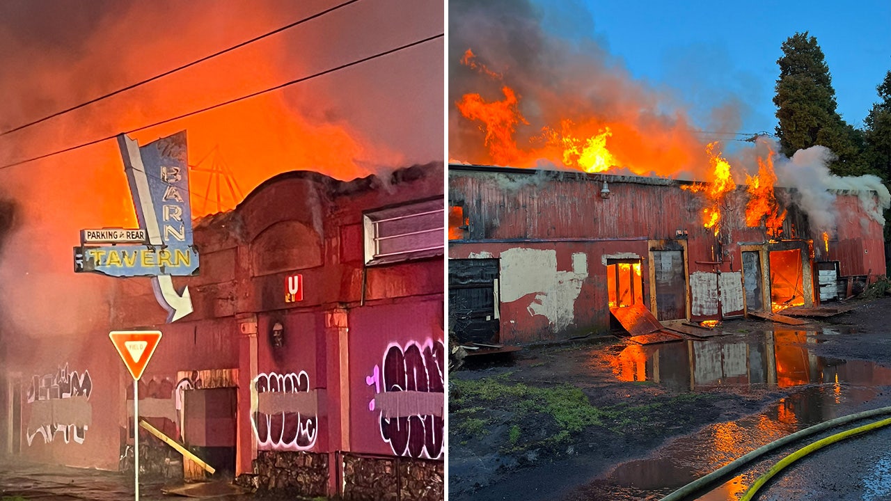 Featured image for Abandoned Portland bar taken over by squatters burns down.