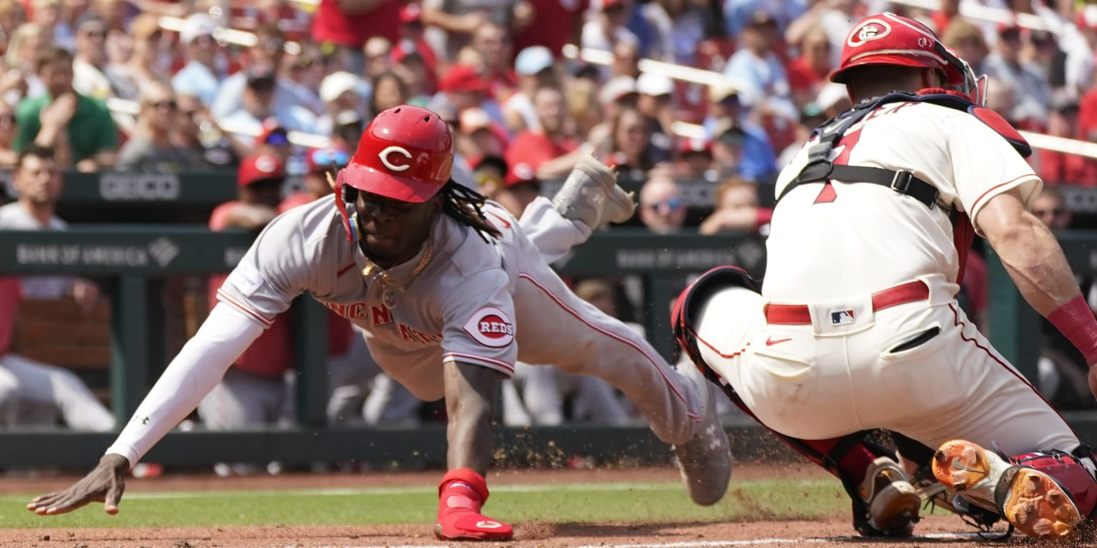 Featured image for Reds' De La Cruz and Abbott lead victory against Cardinals.