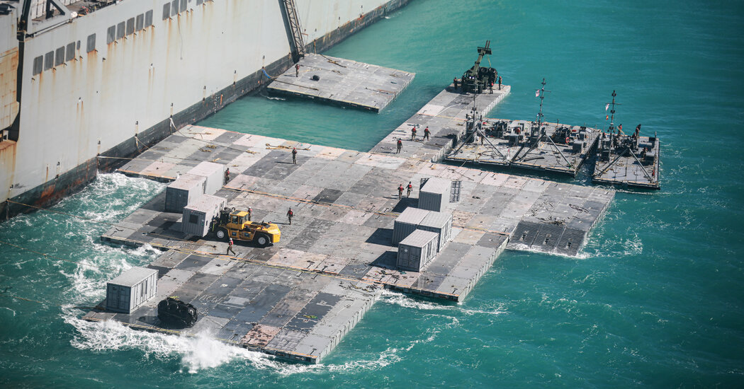 Featured image for "US Military Expands Gaza Aid Operations with Offshore Port and Airdrops"