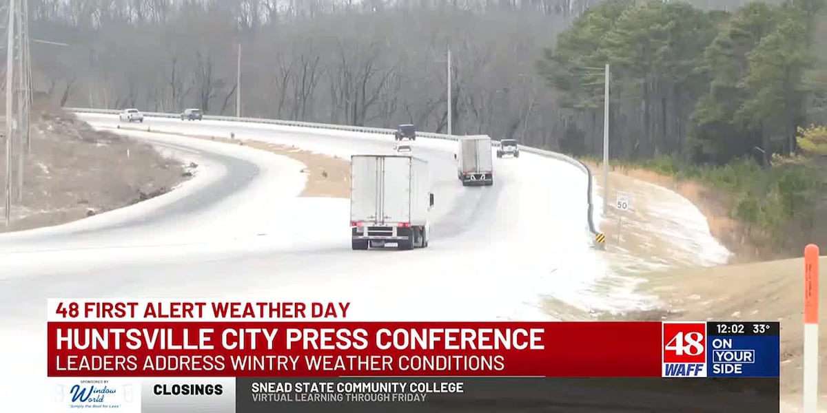 Featured image for "Updates on Huntsville's Winter Storm Response and Road Clearing Efforts"