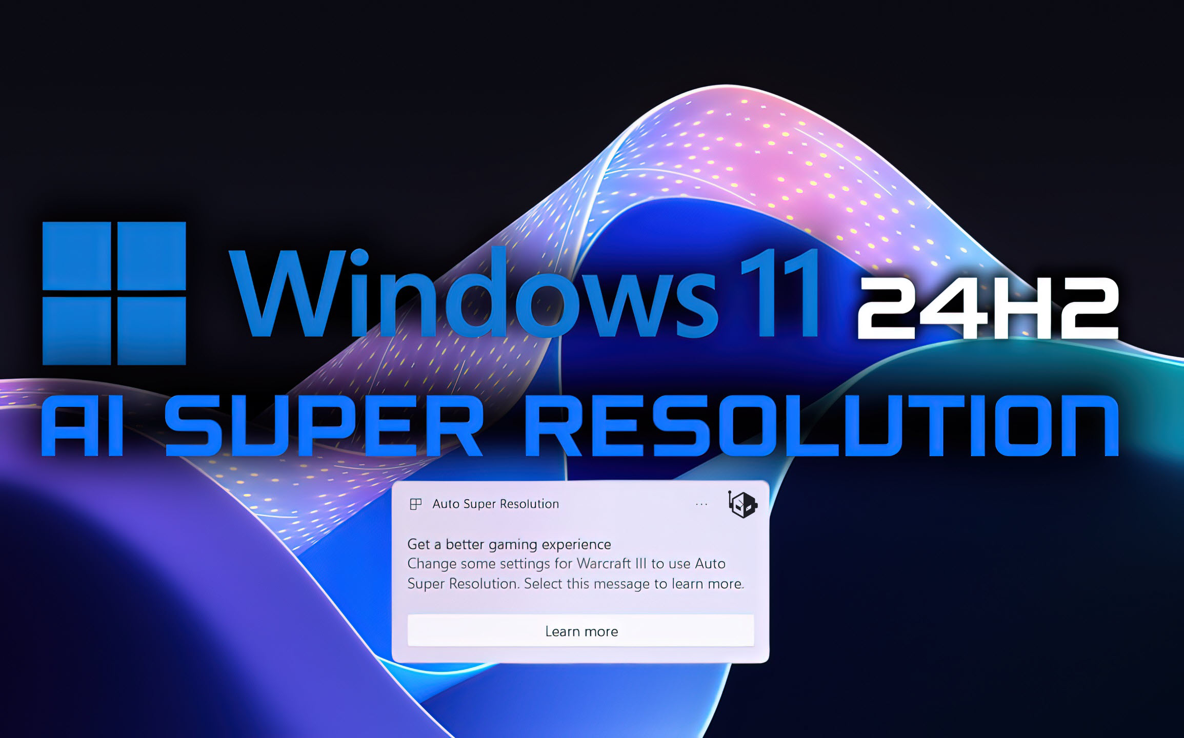 Featured image for "Microsoft Unveils AI Super Resolution Technology for Windows 11 PC Gaming"