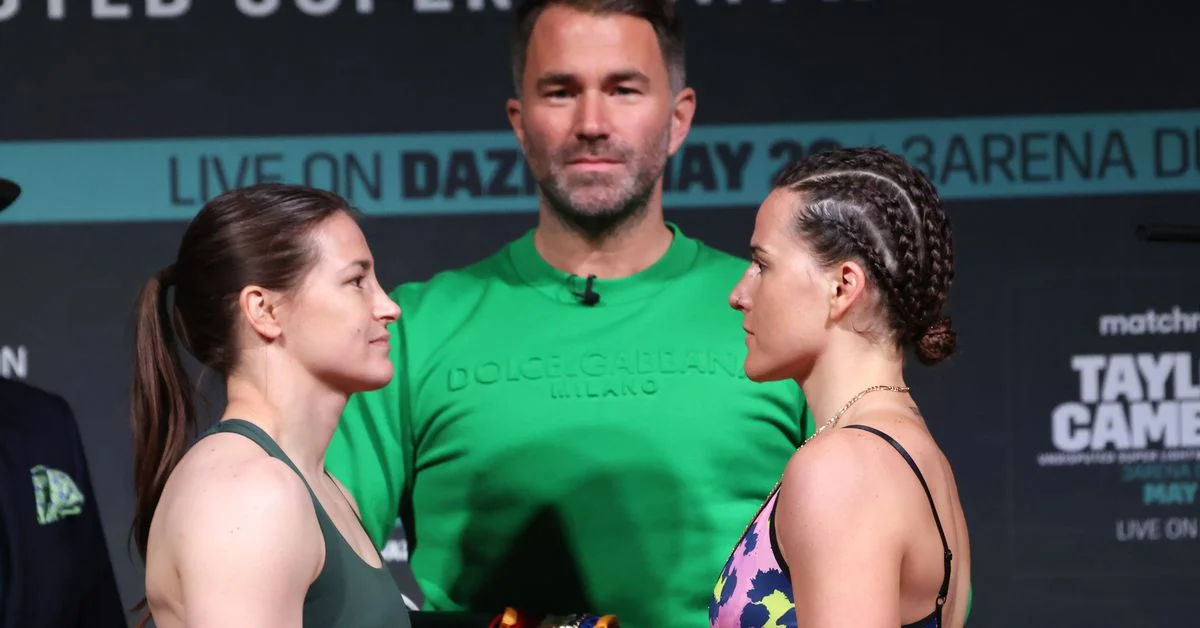 Chantelle Cameron defeats Katie Taylor in close decision.