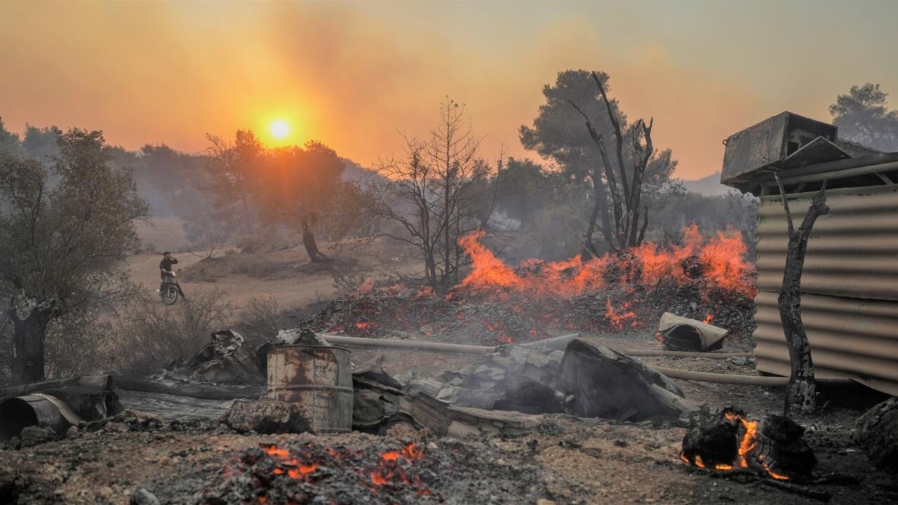 "Record-Breaking Heatwave in Greece Sparks Massive Wildfires and Evacuations"