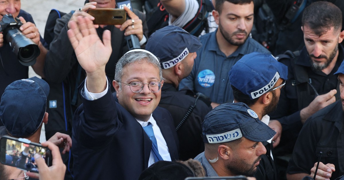 Far-right Israeli Minister Asserts Control Over Sensitive Jerusalem Holy Site.